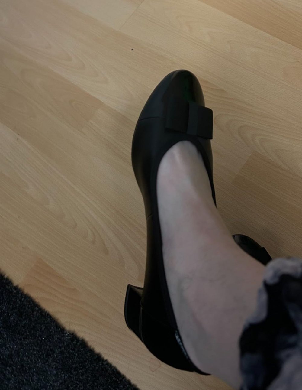 Damen Pumps INGRID mit 3,5 cm Blockabsatz und Schleife (CAPRICE) Gr. 39 (NEU)
