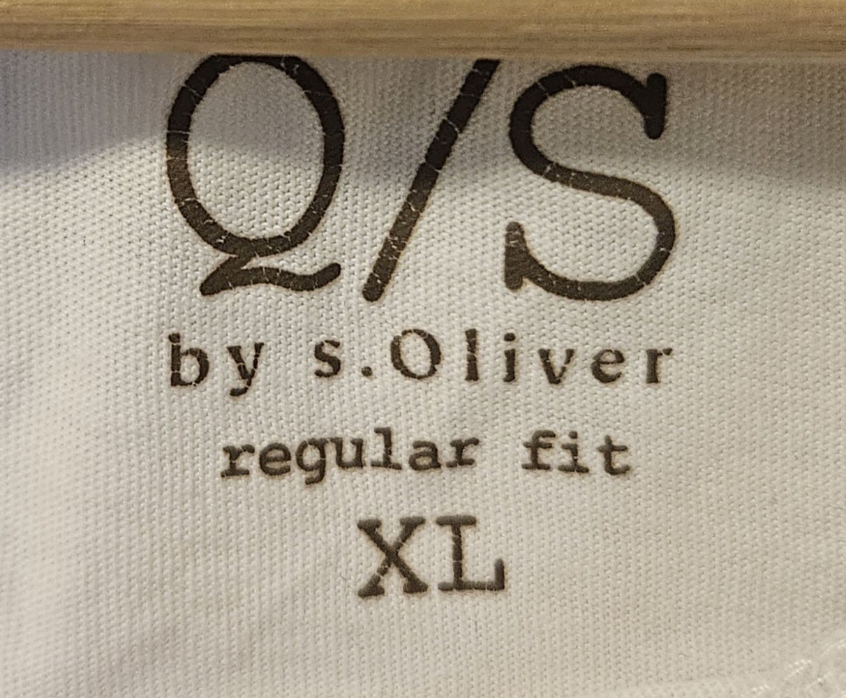 s.Oliver - Herren T-SHIRT Gr. XL weiß - Regular Fit Palmen