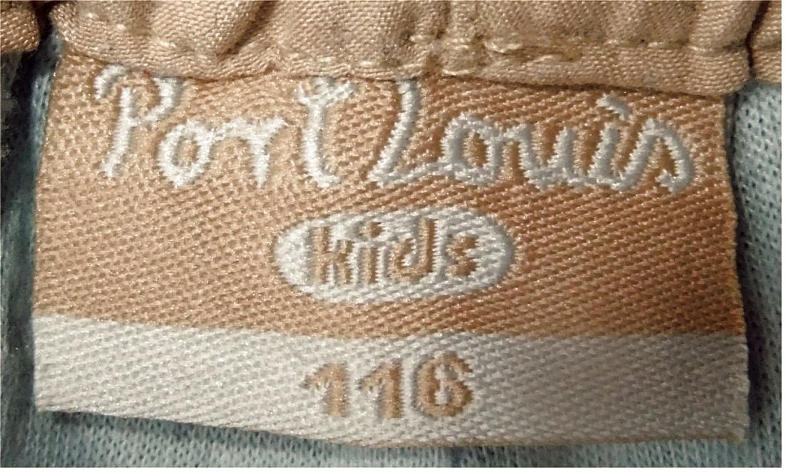 Jungen-Kinder-Hose von Port Louis kids - Gefüttert mit oberem Stretchband - Gr. 116 - gelblich