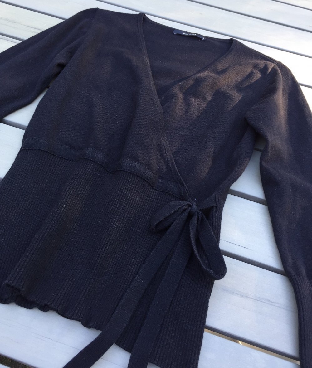 VERO MODA Wickel PULLOVER V-Ausschnitt Gr. M