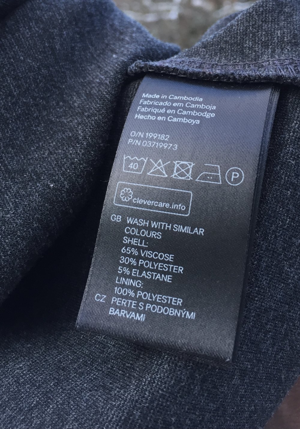 H&M Jersey KLEID Hängerchen Gr. XL