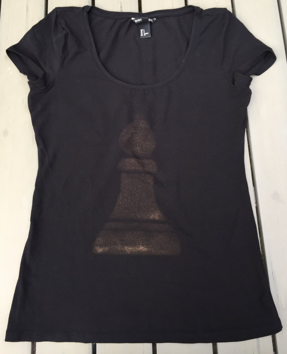 H&M Basic SHIRT Chess SCHACH Gr. S
