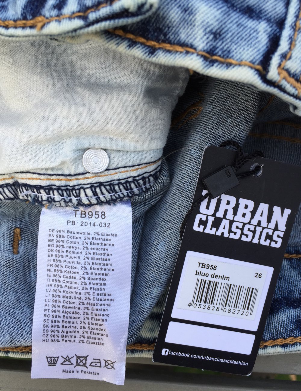 Neu: URBAN CLASSICS Highwaist SHORTS Acid Gr. 26