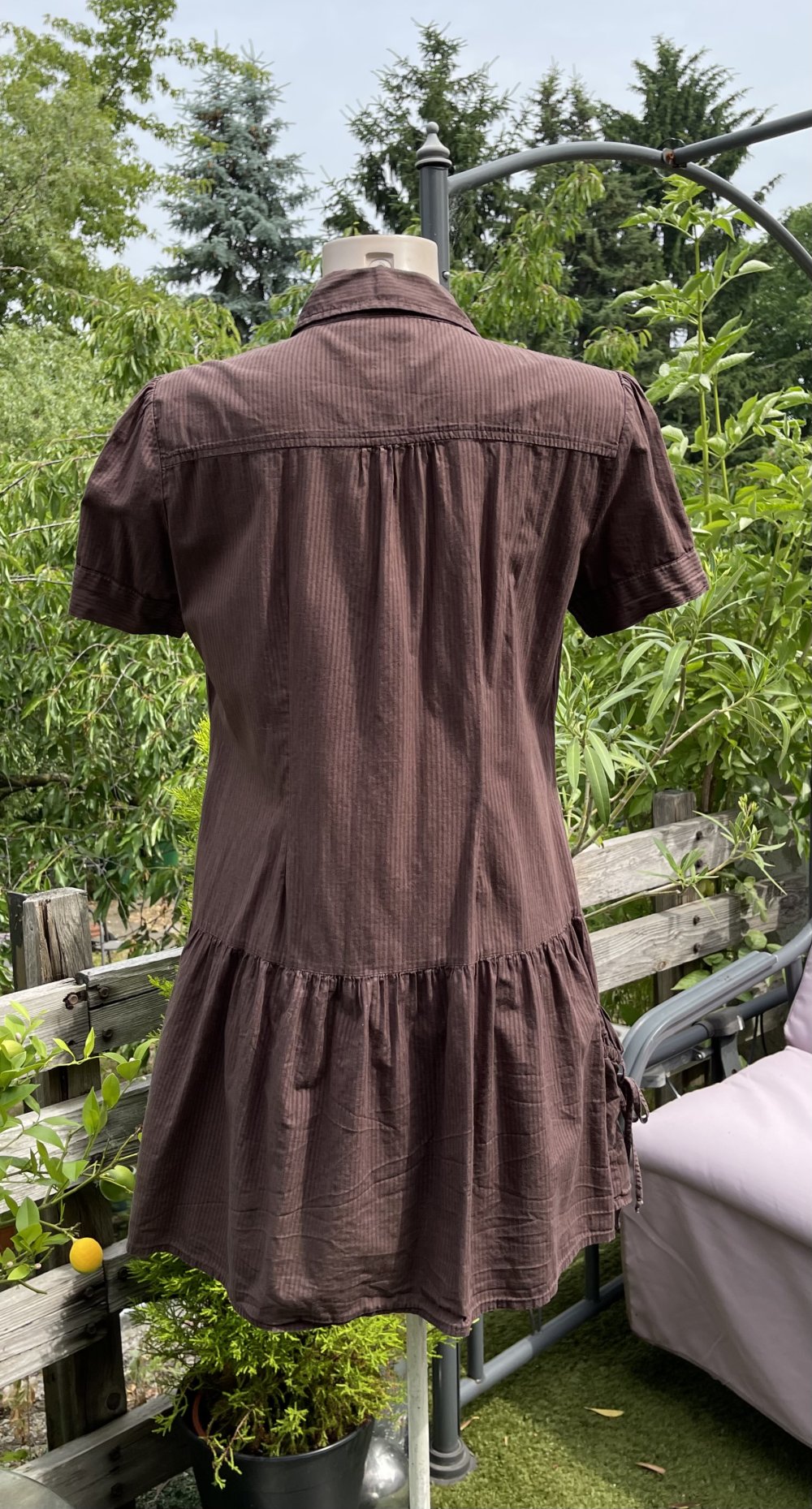 YESSICA Sommer KLEID Hängerchen HEMDBLUSENKLEID Gr. 40