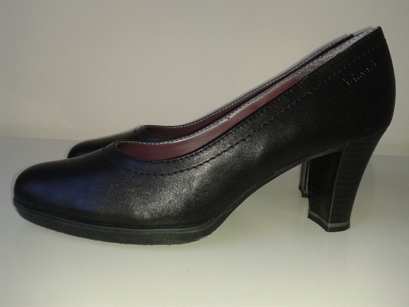 #schwarze #Leder-Pumps, Größe #36