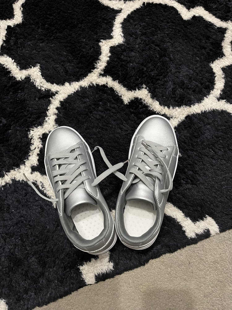 Sneaker/Turnschuhe silberfarben, Größe 37, neu und ungetragen