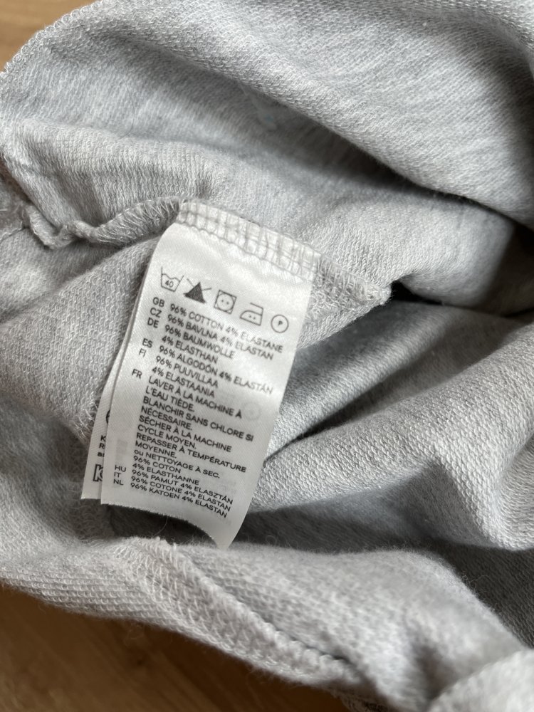 3/4 Sweatpants grau