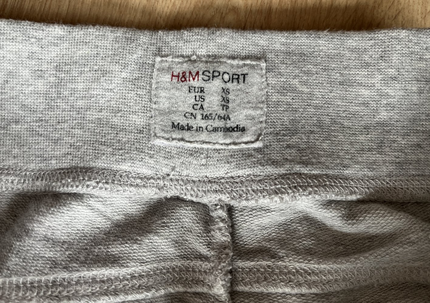 3/4 Sweatpants grau