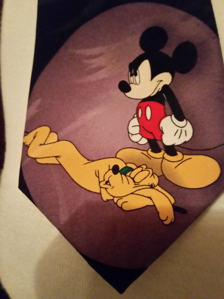 Mickey Maus und Pluto krawatte Unisex