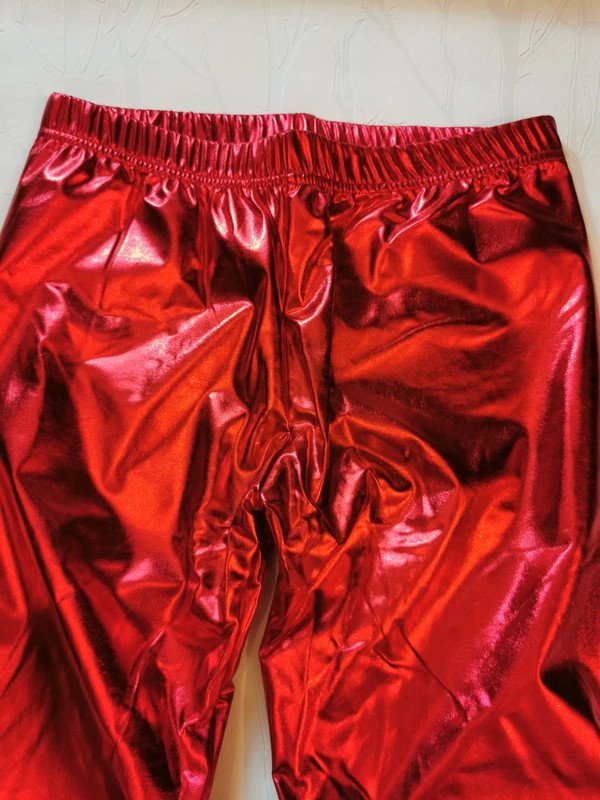 Rote Glanzleggins S/M