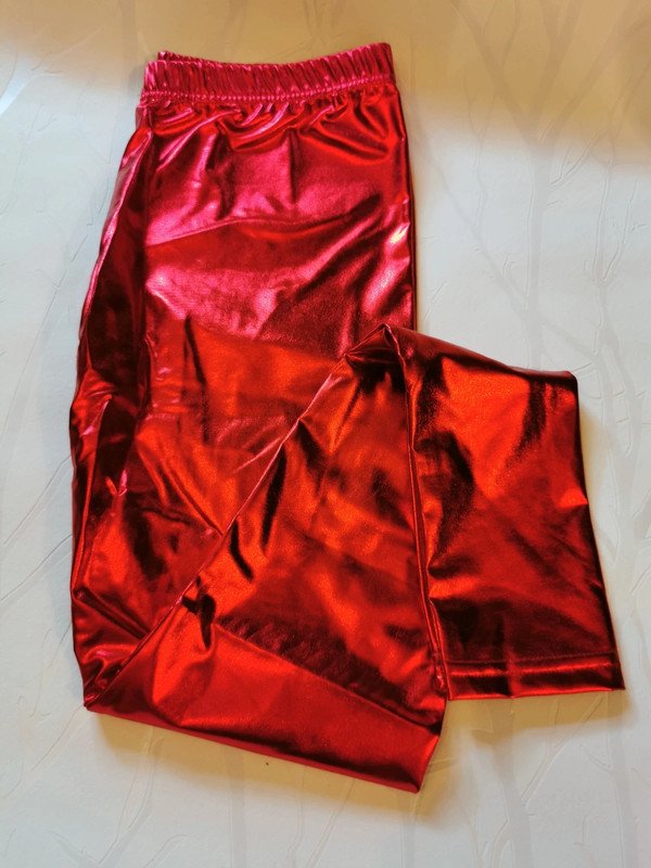 Rote Glanzleggins S/M