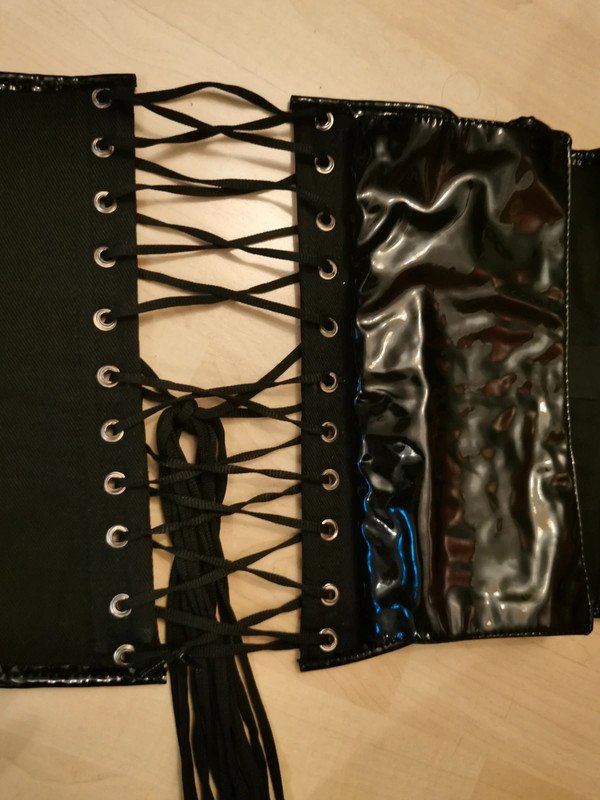 Lackkorsett Unterbrustkorsett Corsage Gothic