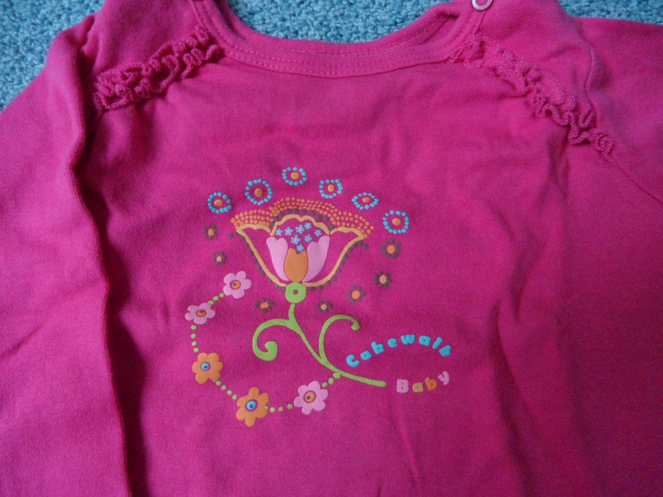 Cakewalk süßes Langarmshirt Rüschen 68