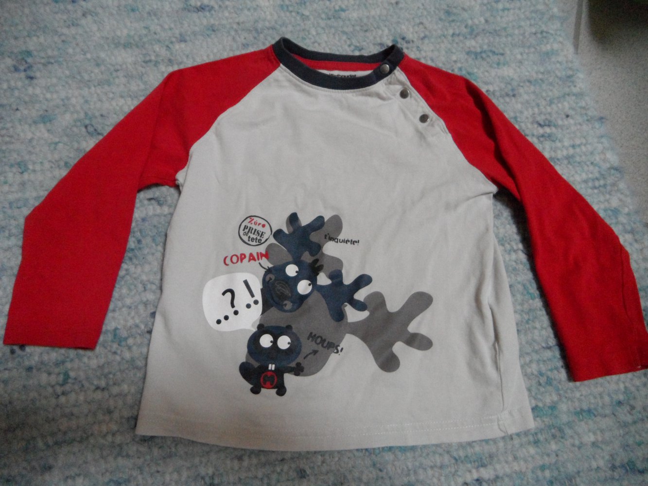 Vertbaudet Langarmshirt Elch 104/110