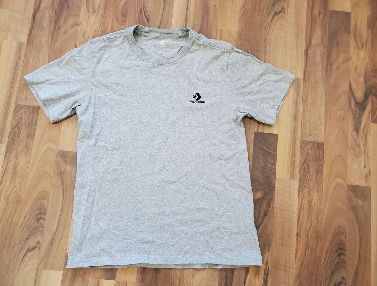 Converse T-shirt unisex Gr. xs grau meliert
