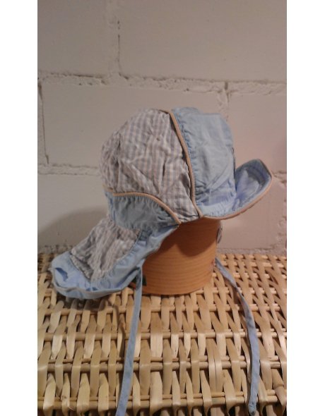 hellblaue Sommermütze KU 48 - 49 cm