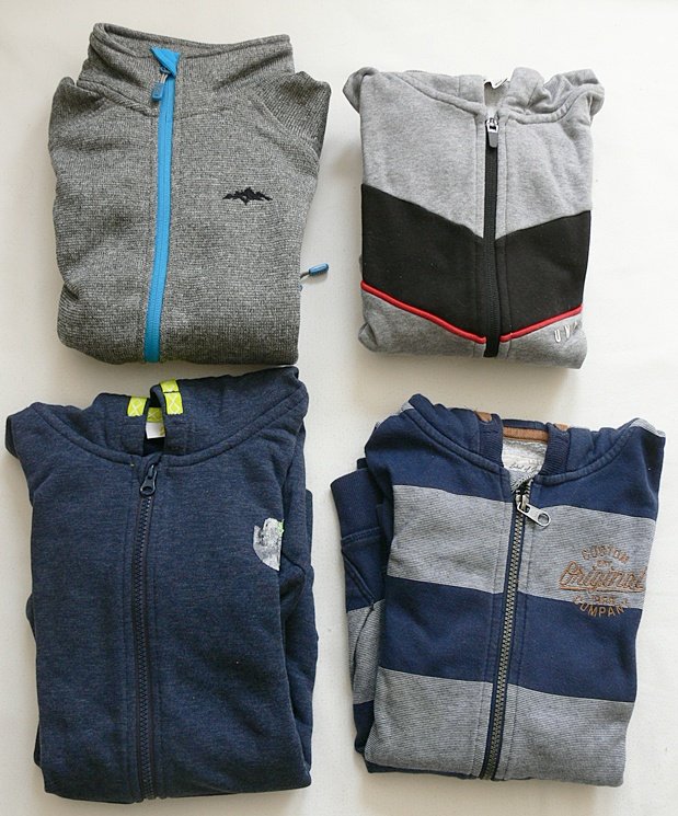 4 Jacken - für Jungen - 2x 134/140 + 2x140 - neu