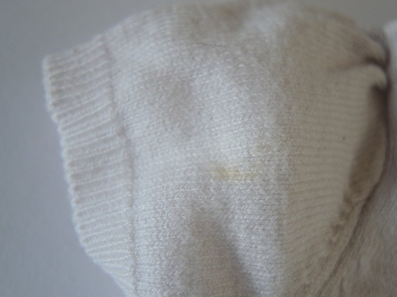 süßes Kleidchen wollweiß mit Schleife Gr.50 von H&M
