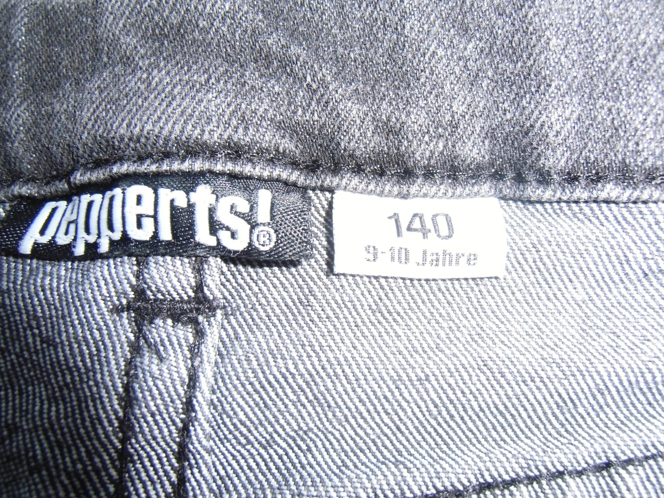 Hose, Jeans mit ausgestelltem Bein und verstellbarem Bund