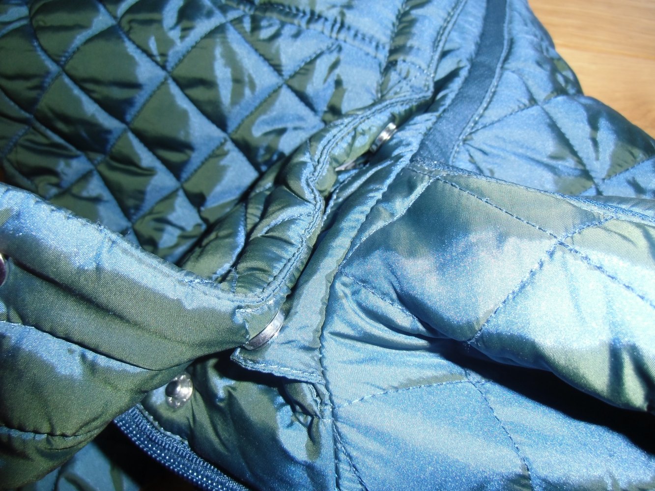 warme Jacke, Mantel, Steppmantel mit Kapuze