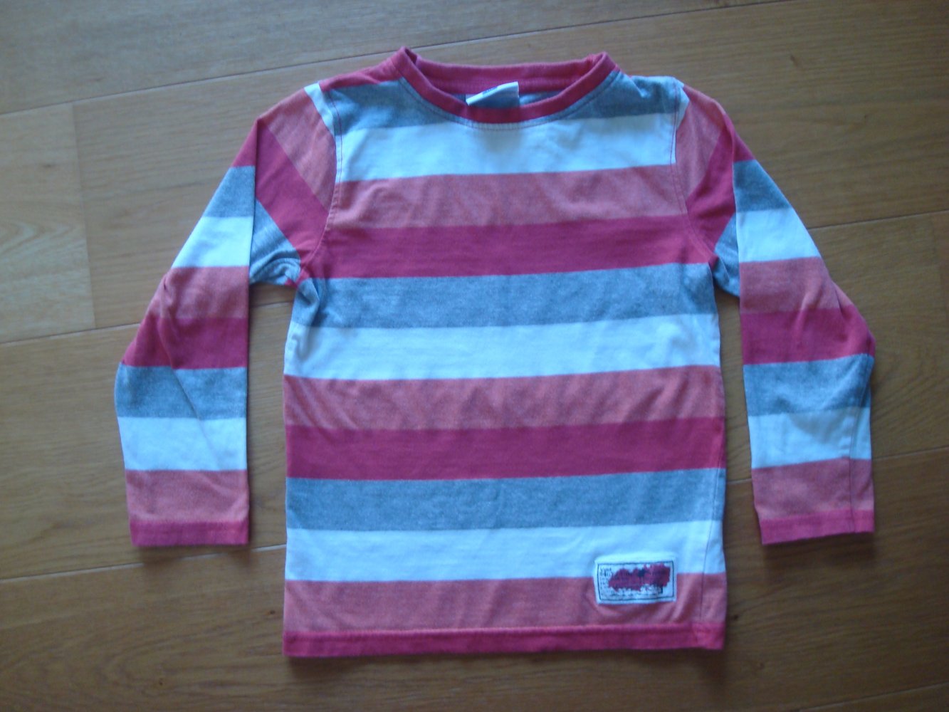 Shirt, Langarmshirt gestreift