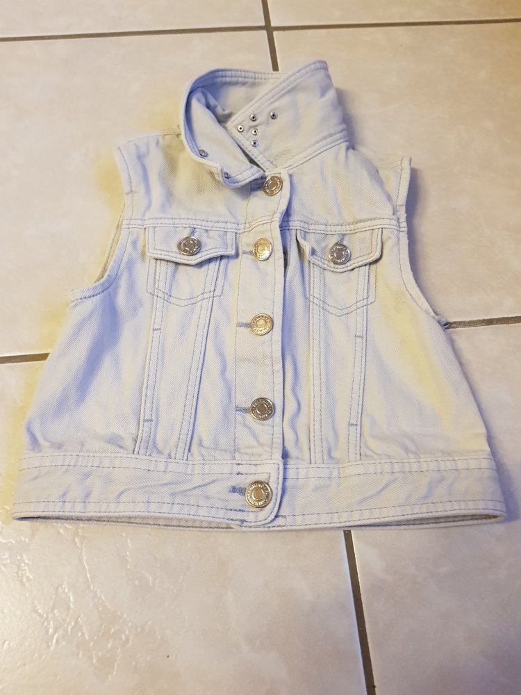 Jeans Weste Gr 98