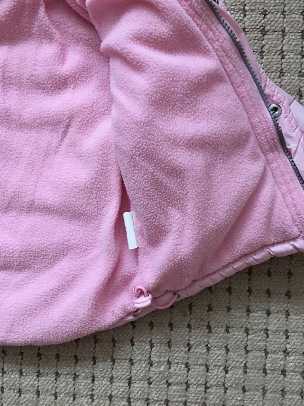 Mädchen Vokuhila Anorak schön warm Gr. 74 Rosa Top Zustand!