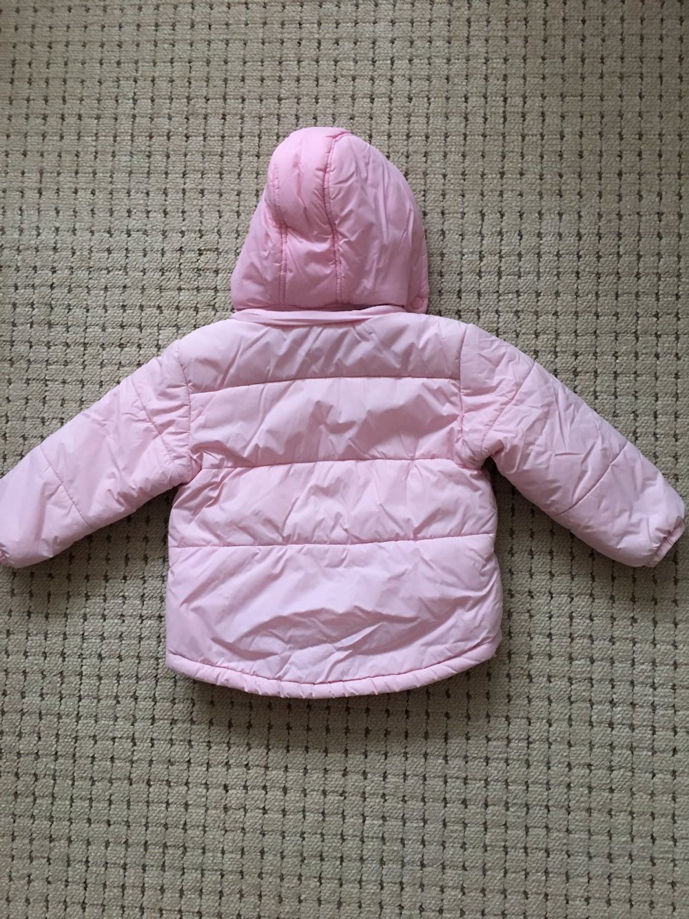 Mädchen Vokuhila Anorak schön warm Gr. 74 Rosa Top Zustand!