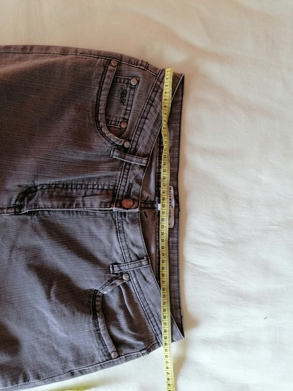 Bexley's: braun/grau melierte Jeans Gr. 40