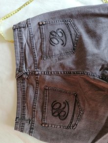 Bexley's: braun/grau melierte Jeans Gr. 40