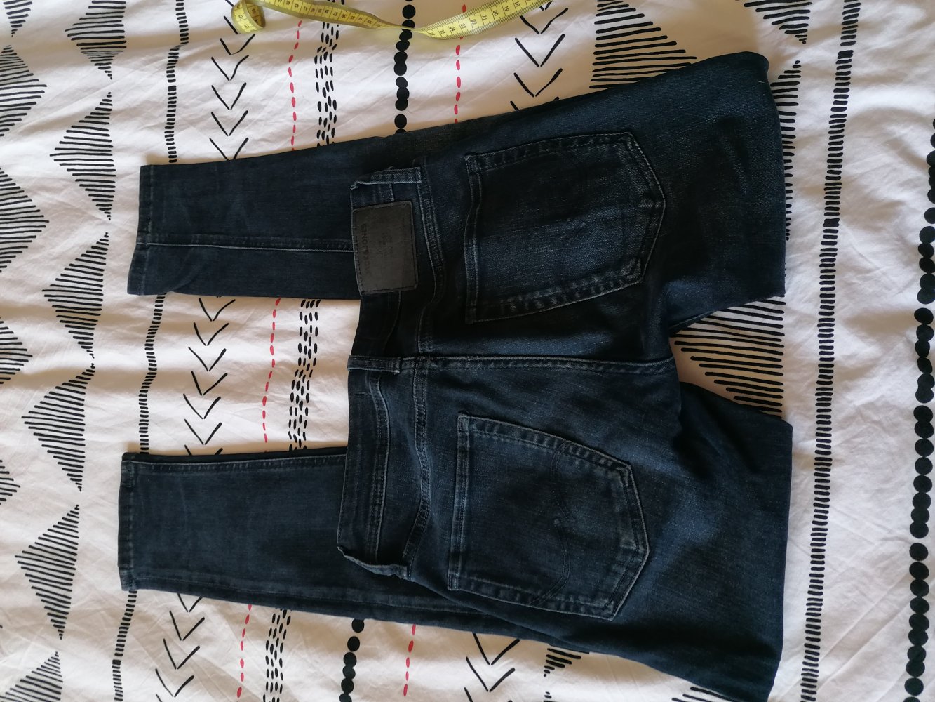 Jack & Jones: marineblaue Skinny Jeans 