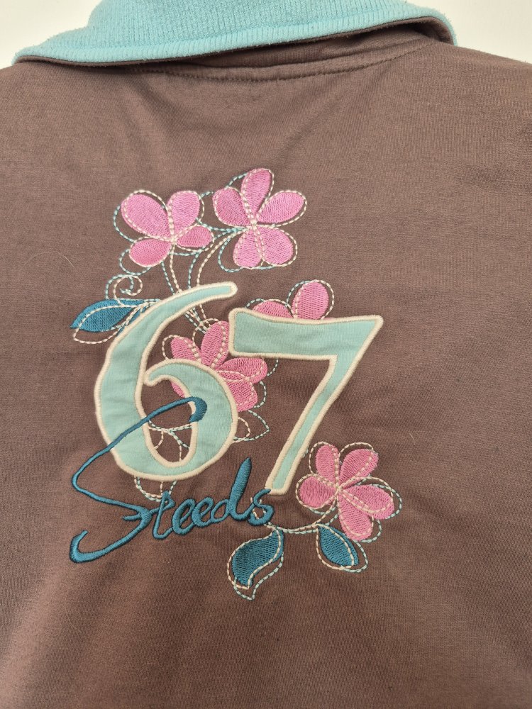 Steeds: Sweatjacke mit bunter Stickerei Gr. 152