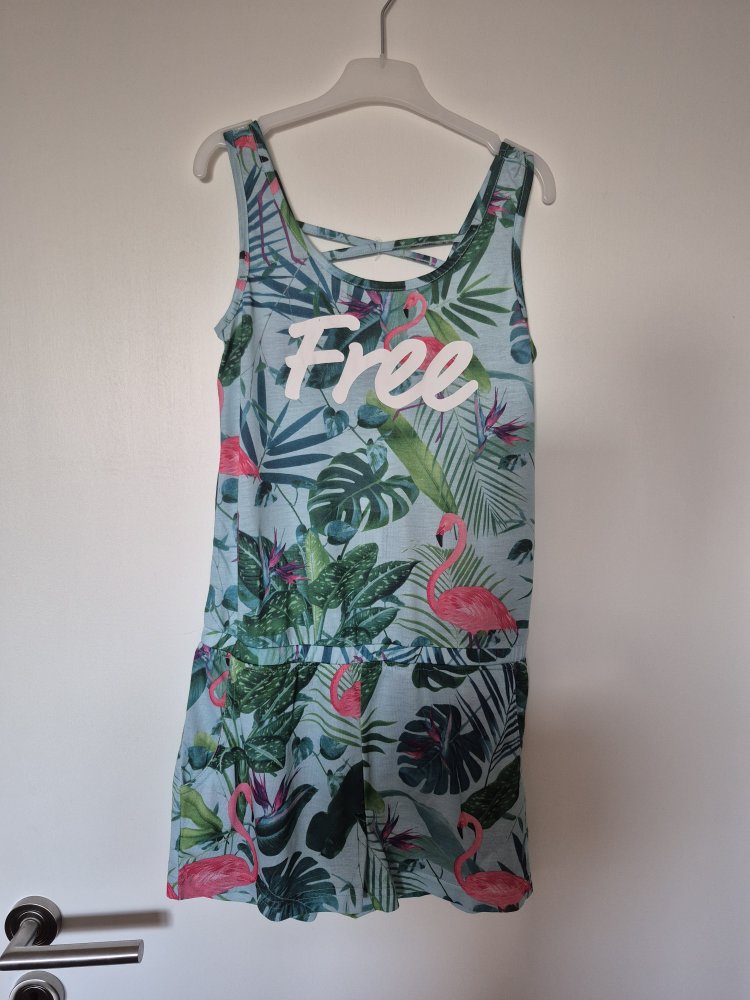 Bunter Jumpsuit Gr. 146/152, neu mit Etikett