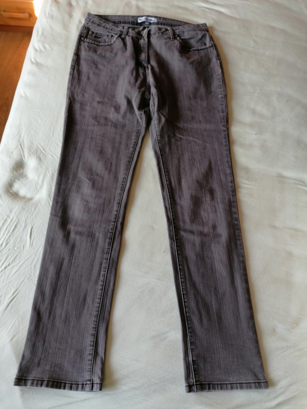 Bexley's: braun/grau melierte Jeans Gr. 40