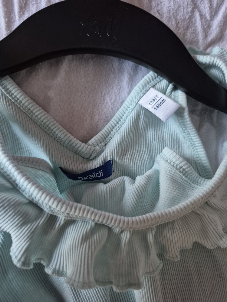 Okaidi: türkises Sommertop Gr. 140