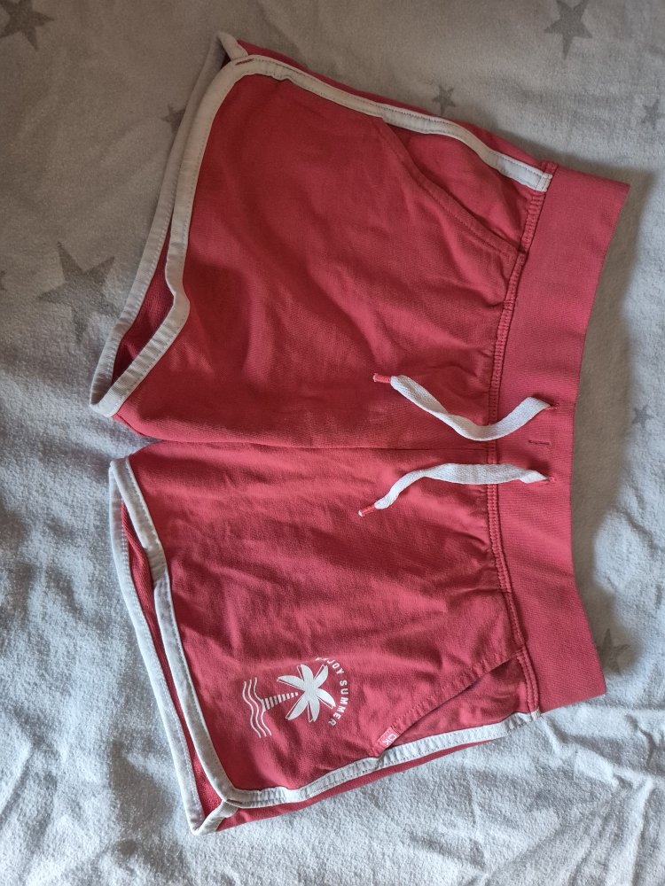 Okaidi: pink/weiße Short Gr. 128