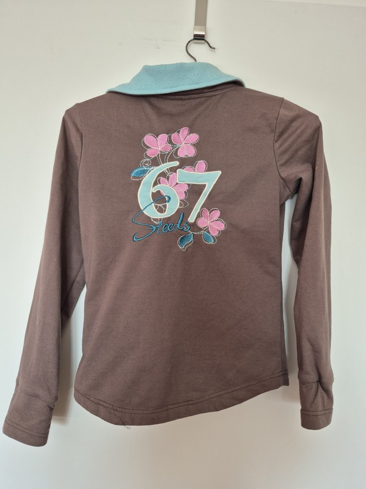 Steeds: Sweatjacke mit bunter Stickerei Gr. 152