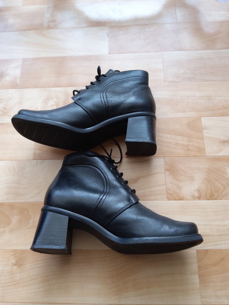 Retro-Absatzschuhe Schwarz