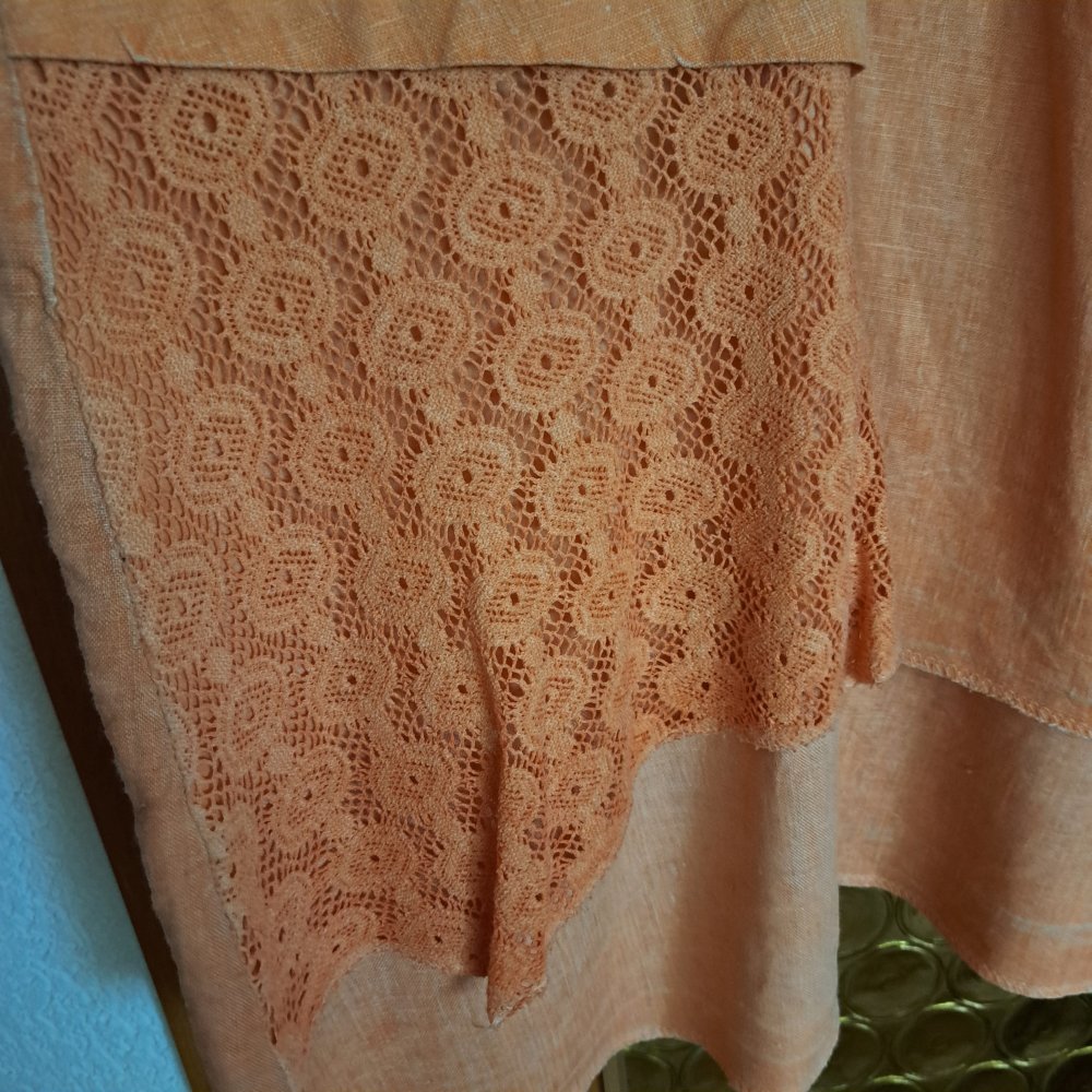 LA BASS Leinen TUNIKA Shirt ÜBERWURF ärmellos Gr. 6XL, LAGENLOOK