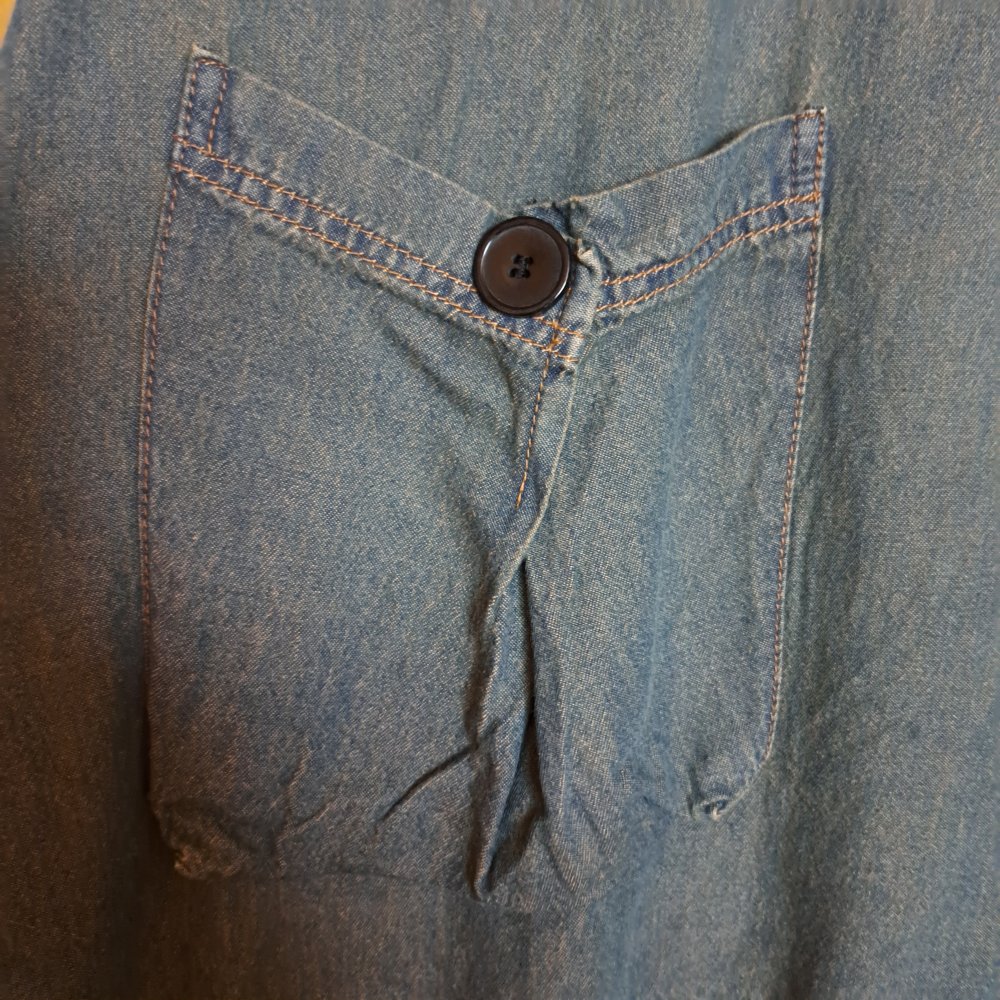 LA BASS TUNIKA Shirt mit Kapuze Jeans ¾-Arm Gr. 8XL, LAGENLOOK