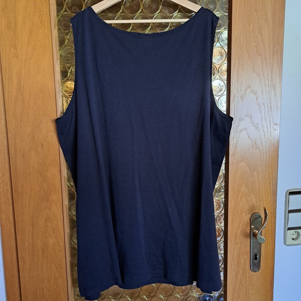 Trägershirt mit Känguru-Tasche Gr. 58 dunkelblau Hänger * Jessica 