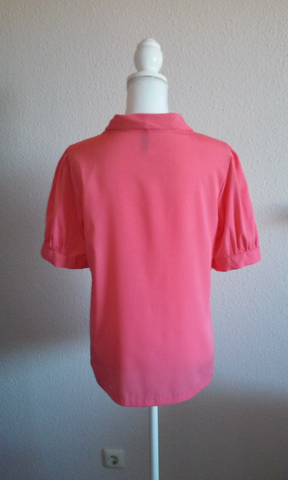 Bluse Reverskragen/Schleife elegant/sportlich Business korallfarben