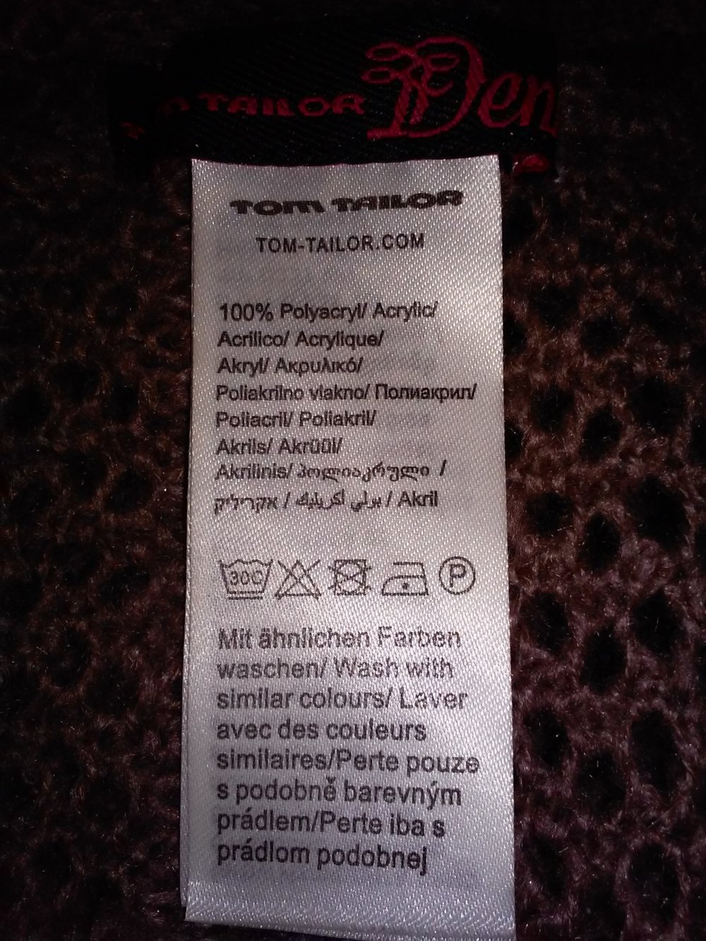Tom Tailor Deni Strickschal Loopschal Schal Loop Mützenschal