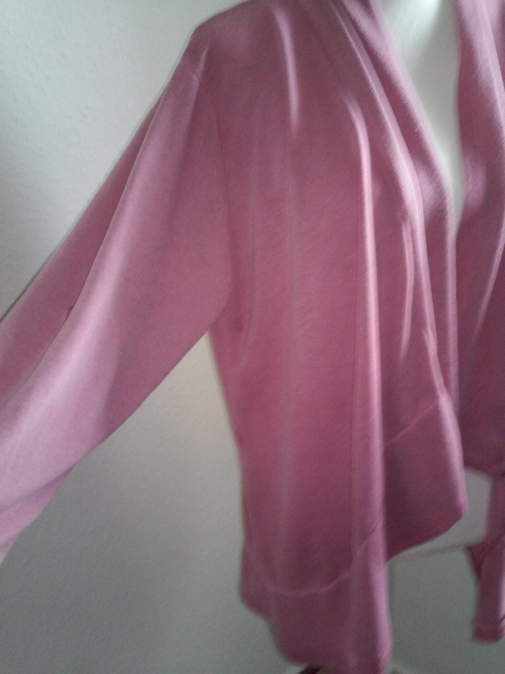 Jacke Cardigan Überzieher (ohne Verschluss) in Altrosa wasched
