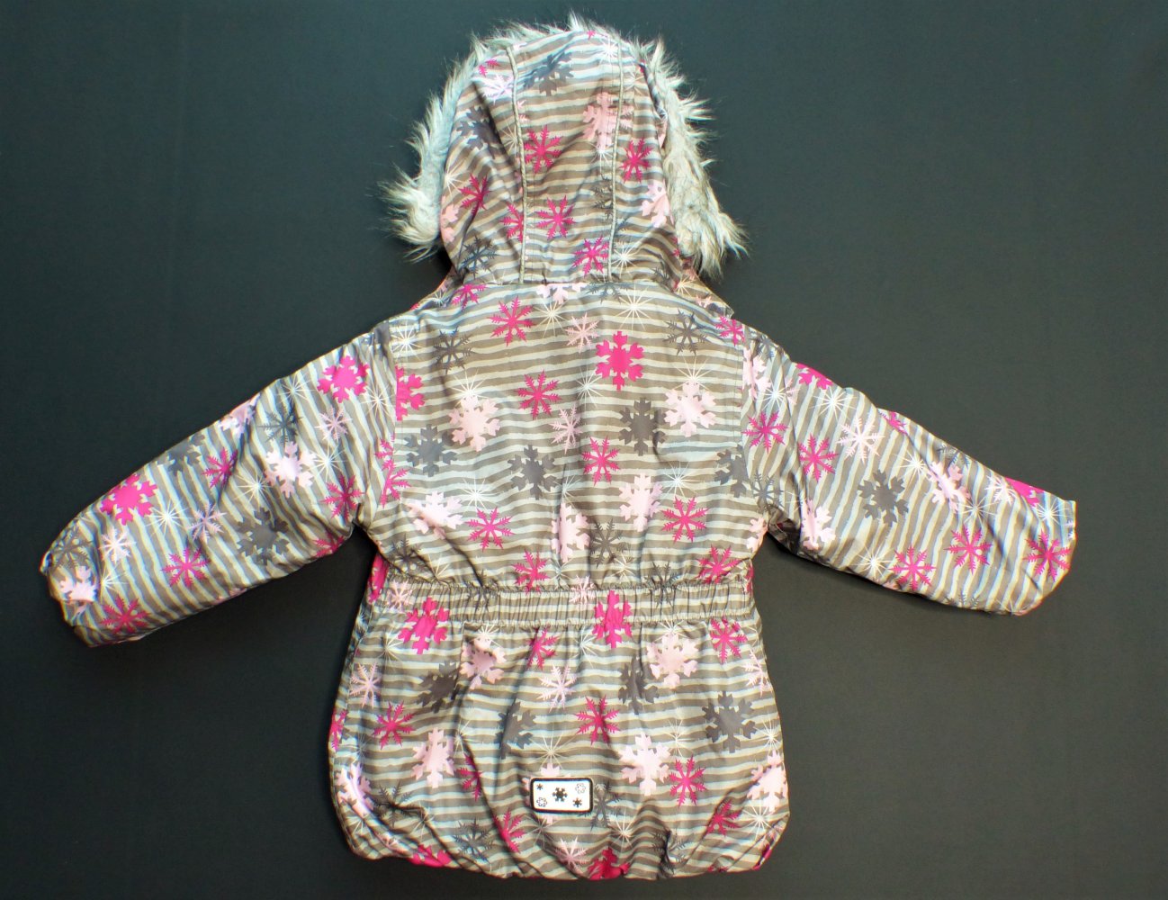 Warme Mädchen Jacke Kiki & Koko Gr. 92 Steppjacke Winterjacke Mantel Daunenjacke sehr guter Zustand