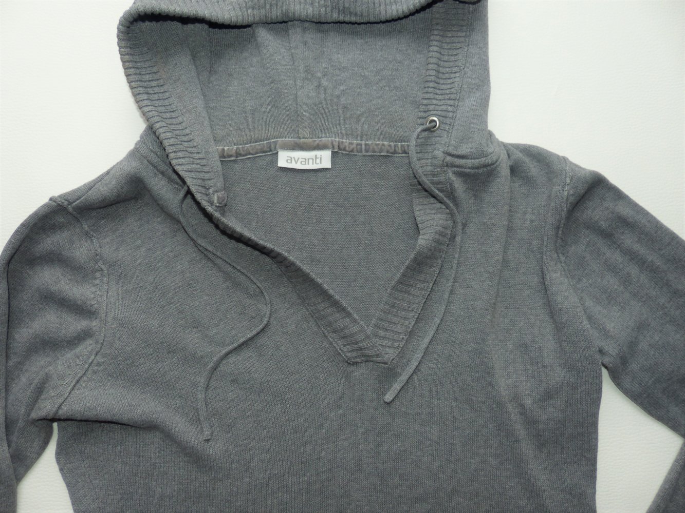 Damen Oberteil Shirt Hoodie von Avanti Gr. 34 / XS Kapuzenshirt grau sehr guter Zustand Kapuzenpulli Sweatshirt