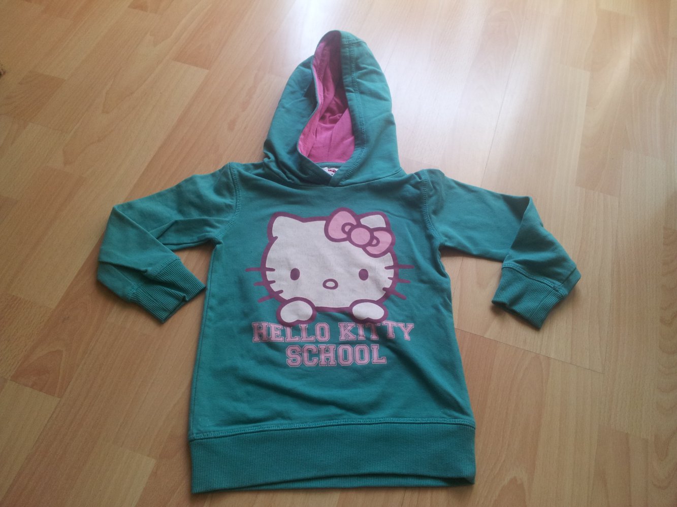  Kapuzenpullover  Hello Kitty grün Gr. 104