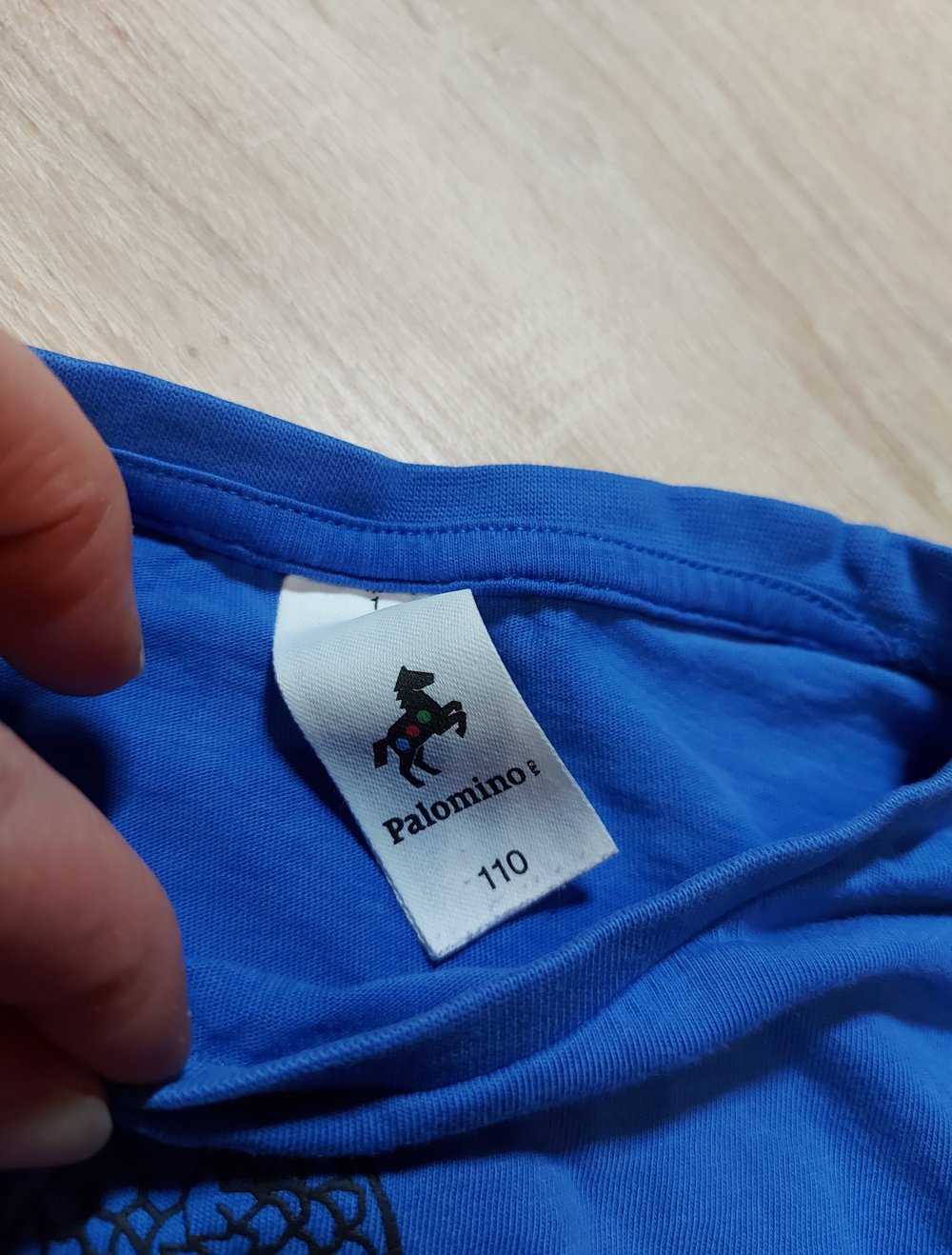 Blaues Langarmshirt Palomino Größe 110