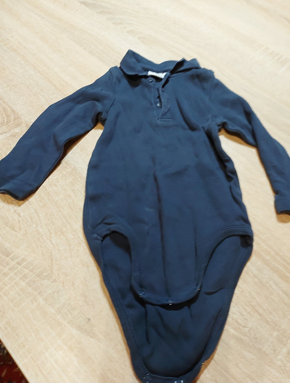 Dunkelblauer Langarmbody Größe 74/80 Impidimpi