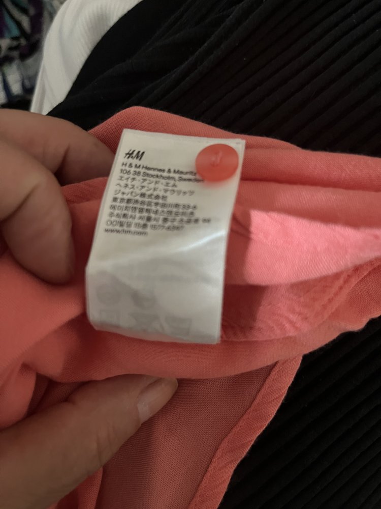 2 ärmellose Blusen von H&M Gr.XS/S Pink/Creme Sommerhi